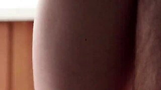 Hey check this long-legged redhead babe getting fucked deep and creampied hard by small cock!