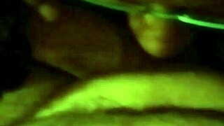 Curly Glasses Girl Sucks Cock on Hidden Cam!