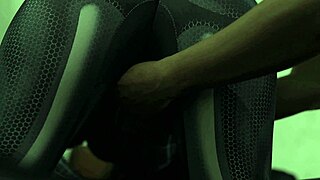 sexy indo spiderman cosplay teen fucks bottle deep in miniskirt