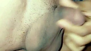 watch this femboy desperately stroke his limp micro penis trying to get erect but it stays impotent