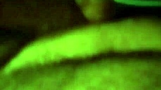 Curly Glasses Girl Sucks Cock on Hidden Cam!