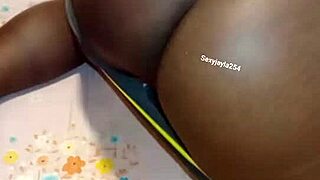 This naughty fat bottom bends over shaking her huge ass for some teasing fun