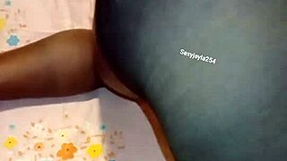 This naughty fat bottom bends over shaking her huge ass for some teasing fun