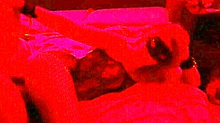 Amateur Slut Wife Shakes Huge Ass in Fishnets for Dirty Lick