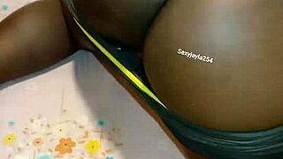 This naughty fat bottom bends over shaking her huge ass for some teasing fun
