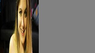 curvy blonde coed rachel's hairy tattooed rimjob ends in greedy swallow