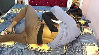 horny desi duo bends over for rough doggystyle cumshot facial