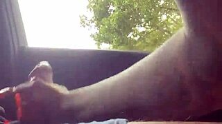 Uber Driver Gets Horny Watching Me Kiss Boyfriend, Exposes Pierced Clit Beaver!