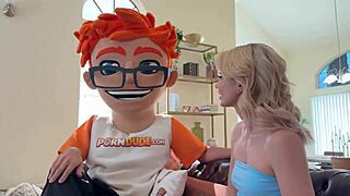 blonde bombshell beverly slurps and rides monster cock in porndudecasting audition