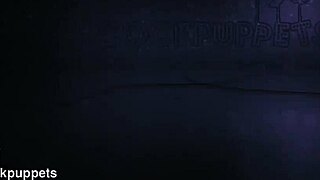 Poisoned Peach's cock puppets endure full movie of deepthroat gagging and strapon