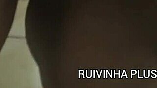 😏 guy catches me fingering in bathroom and fucks me hard in shower brazilian ass tattoo interracial 🍑💦