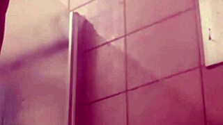 she hops in the shower for some naughty fingering fun time