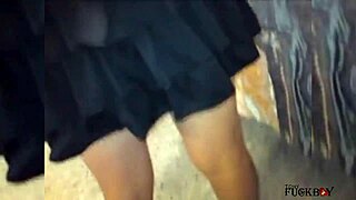 petite latina girlfriend ripped skirt anal creampie screams in pain