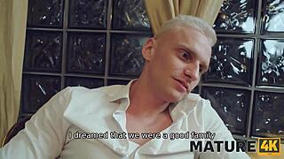 mature russian chubby brunette cougar embarks on easy listener fantasy adventure