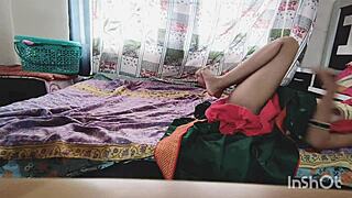 Intrigued by horny indian maid craving big cock early morning