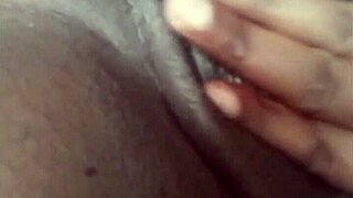 Girlfriend's Teasing Masturbation Session from Afar