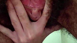Holy Shit Check Out That Dripping Hairy Pussy and Tight Asshole!