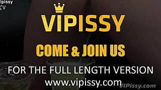 Blonde And Brunette Lesbians Lick Pussy And Face Sit In HD Piss Play