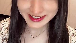 Short clip teasing tooth fetish details up close