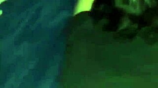 thong pushed aside cock slams deep in latina ass