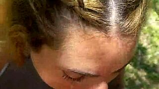 Chubby Blonde Swallows Big Black Cock Cum For Breakfast