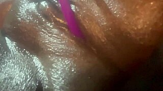 Curvy neighbor spits belly close homemade tease