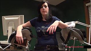 orgasm research nurse tina lee comet fingers anal in latex gloves