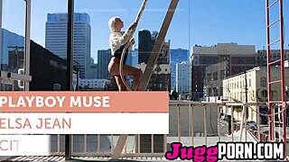 Elsa Jean enjoying her escape from the city
