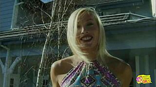 A Perfect Blonde Plugs Pussy Teases Asshole Strapon Outdoor Orgasm Hours