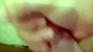 Monster cock cums hard in the shower during intense masturbation session
