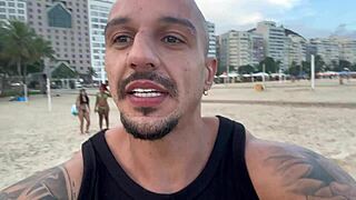 beach pickup two hot latinas african amateurs head to interracial teen pornstar action