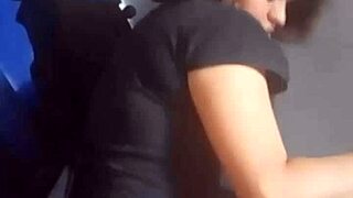 latina wife parties hard outdoors putting on public show
