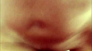 hot blonde deepthroats huge cock gets massive cumshot dripping on hairy pussy