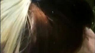 Hey cutie, wanna see this blonde tinder girl's public outdoor blowjob skills?