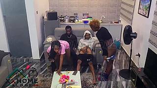 easter sunday foursome fuck buddies host wild group sex pounding session