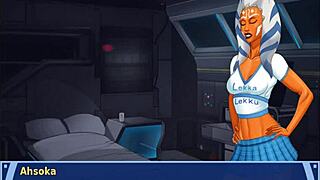 i'm groping those huge tits in orange trainer oh man