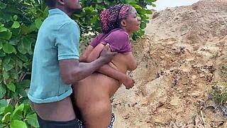 Crazy outdoor lagoon fuck with squirting girlfriend