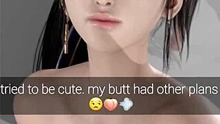 check out this tight teen demon nemia twerking her giant milky tits and ass while farting in a hot cock sucking compilation