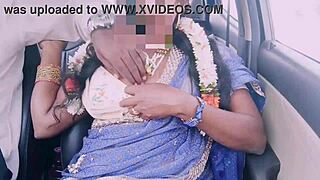 Beautiful Indian Tourist Dirty Talks Driver During Steamy Car Fuck Session