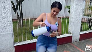 oh paula this beautiful colombian big ass in first casting got me soo horny umm