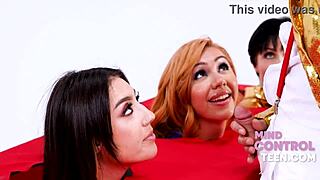 hot teens fucked relentlessly in freeuse game show chaos