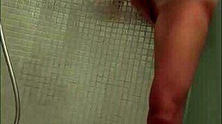 Young beach babe lola spice pisses publicly then showers in steamy compilation