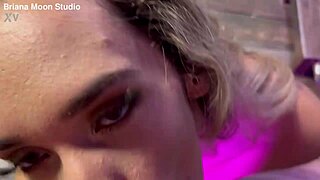 blonde bombshell gives incredible blowjob masturbates wildly on spa water bed