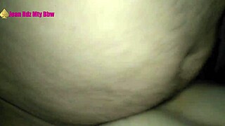 Bear bends the thick latina milf over and pounds her fat ass doggystyle like a desperate whore