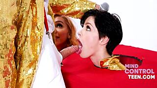 hot teens fucked relentlessly in freeuse game show chaos