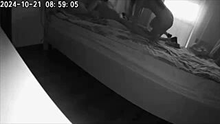 wife catches husband pounding housekeeper on hidden cam!