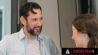 chloe surreal, friend's dad pounds your teen pussy hard 😈