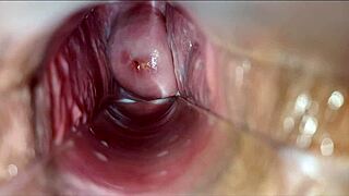 vagina throbs wildly during deep pulsating orgasm