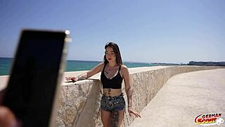 Inked latina melania dark, you picked me up for raw holiday casting no condom creampie