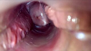 vagina throbs wildly during deep pulsating orgasm